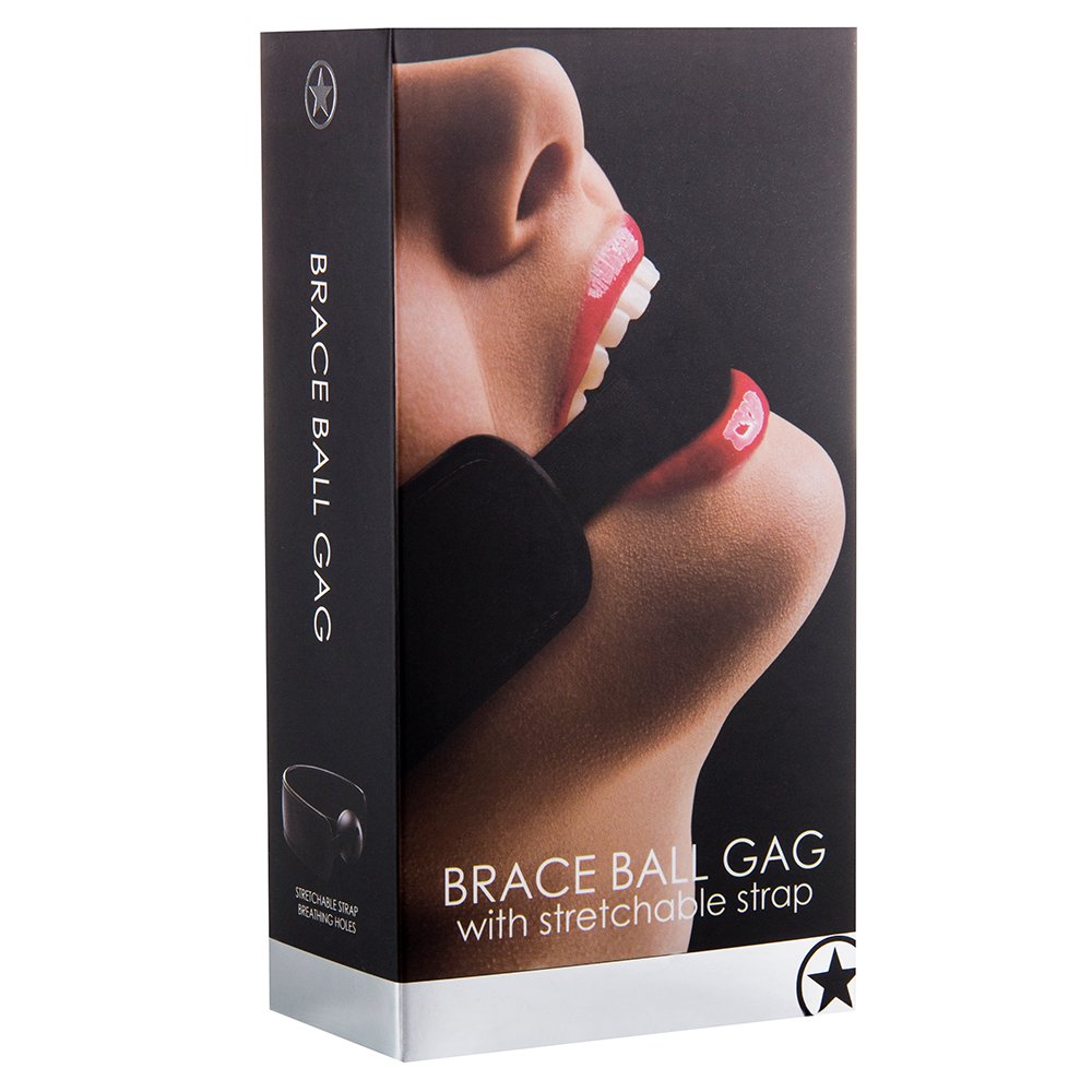 Ouch! Brace Ball Gag, Black