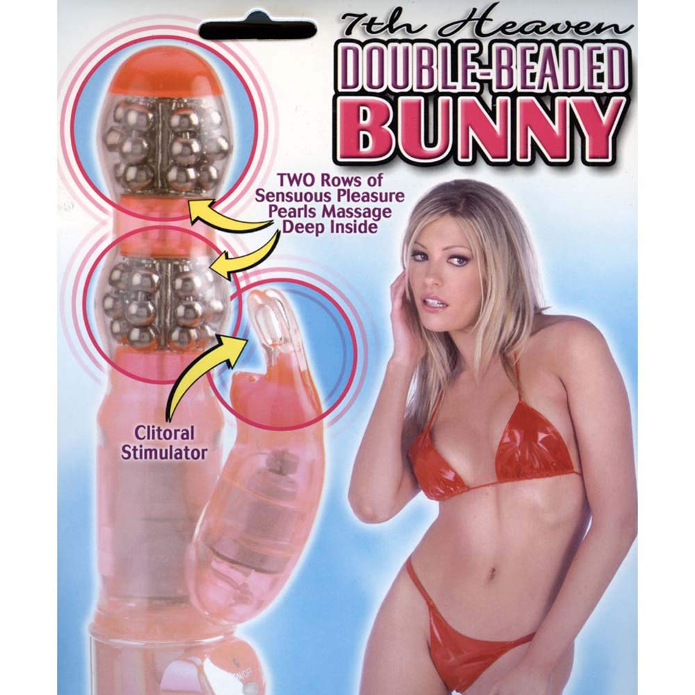 Pipedream 7Th Heaven Double Beaded Bunny, Pink