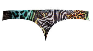 Go Wild! Thong W/Rings S/M