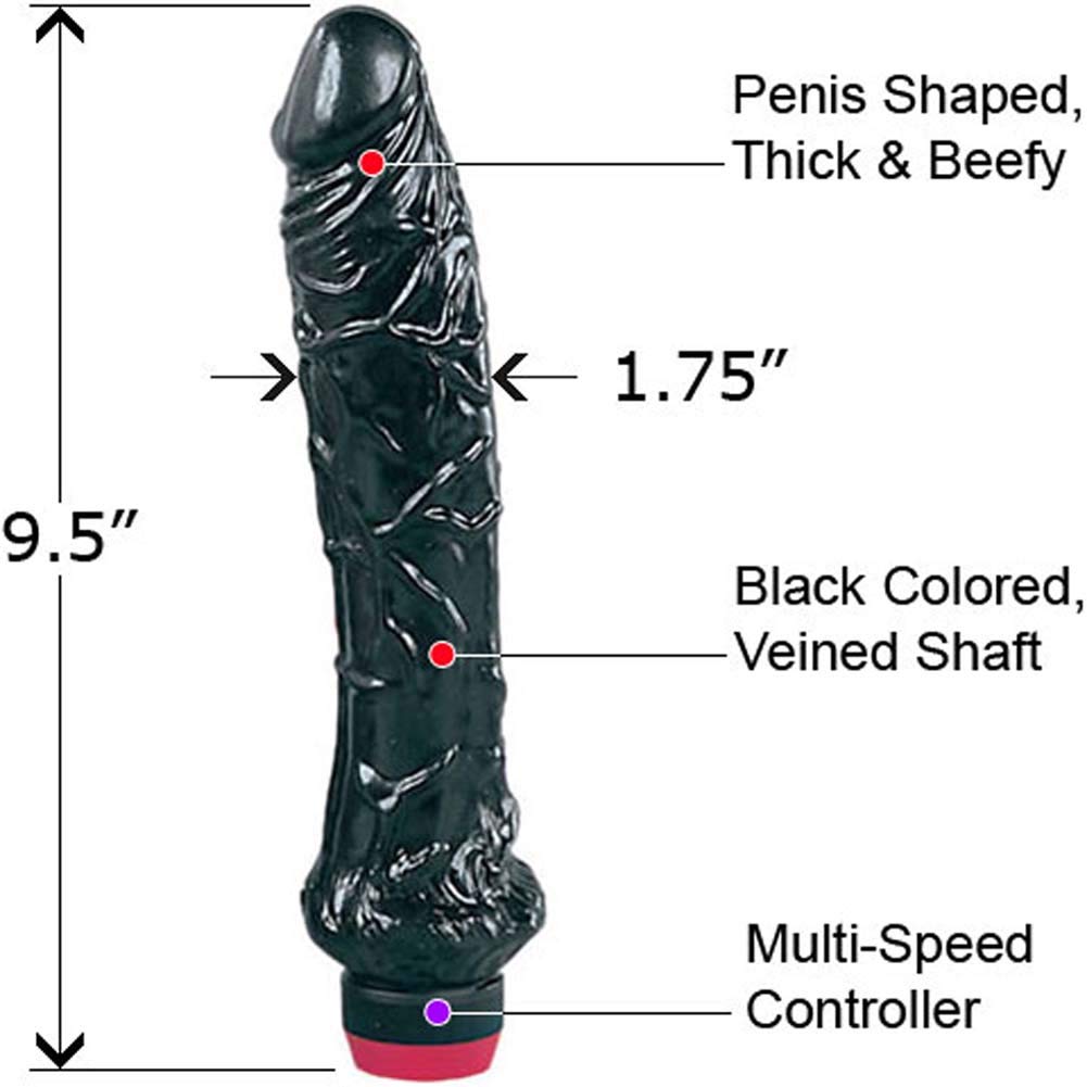 Top Stud Vibe 9.5 Inch Ebony
