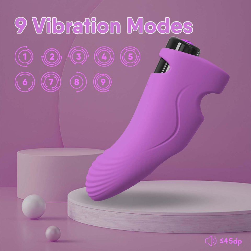Finger Dildo Couples Sex Toys, Couples Bullet Vibrator, Sexual Pleasure Tools for Women, Waterproof G spot Clitoris Nipple Mini