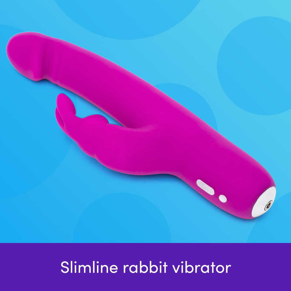 Happy Rabbit Slimline Realistic Purple