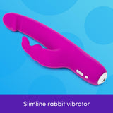 Happy Rabbit Slimline Realistic Purple