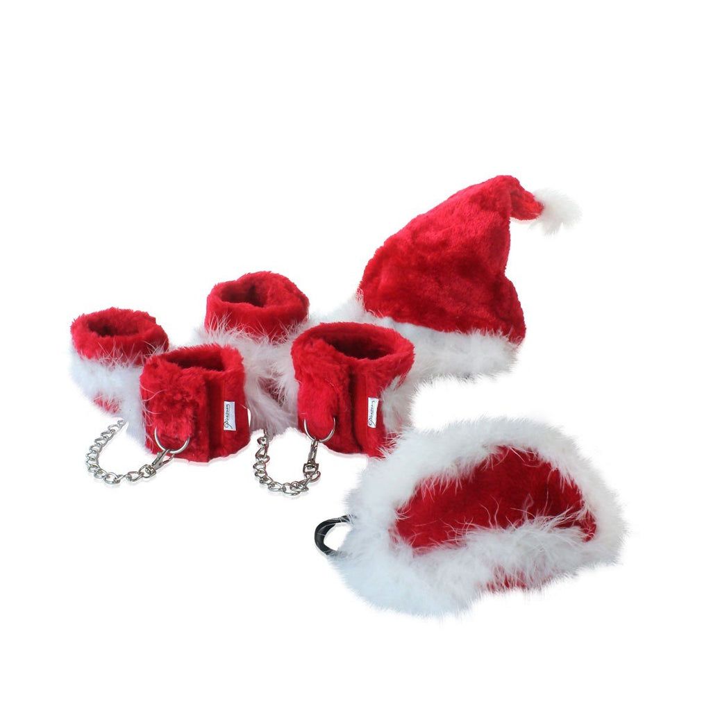 Fetish Fantasy Xmas Plush Cuff Set