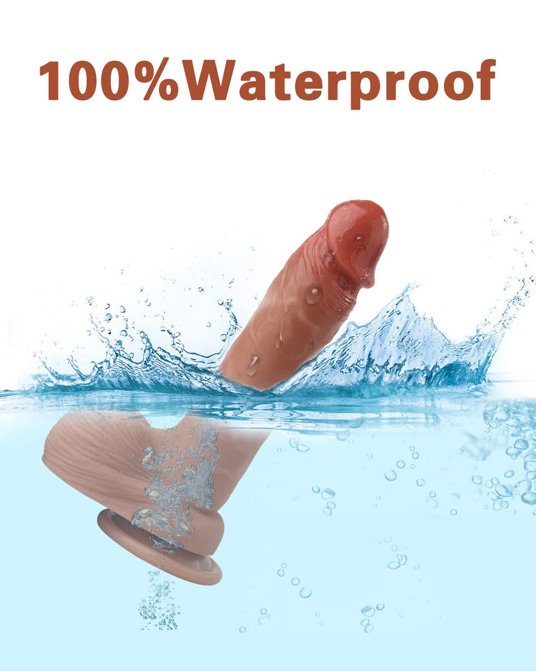 Realistic Dildo for Beginners Lifelike Huge Silicone Dildo, with Strong Suction Cup for Hands-Free Play, Realistic Penis for G-S