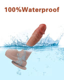 Realistic Dildo for Beginners Lifelike Huge Silicone Dildo, with Strong Suction Cup for Hands-Free Play, Realistic Penis for G-S