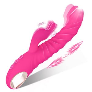 Thrusting Vibrator Sex Toy Rabbit Thrusting Dildo with 3 Thrusting 10 Vibration & 3 Wiggling Sex Novelties Vibrador Sexual Vibra