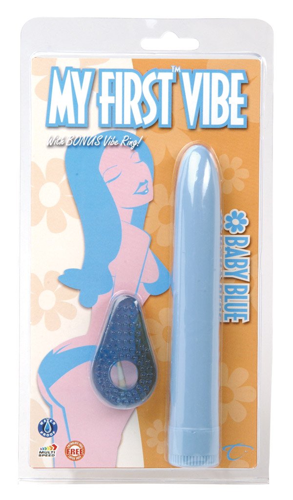 My First Vibe, With Bonus Vibe Ring, Baby Blue