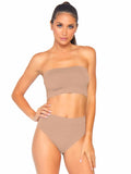 Leg Avenue 2 Pc Seamless Opaque Microfibe Medium Color