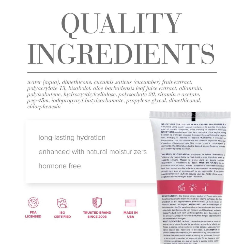 Jo Renew Vaginal Moisturizer 4Oz Tube