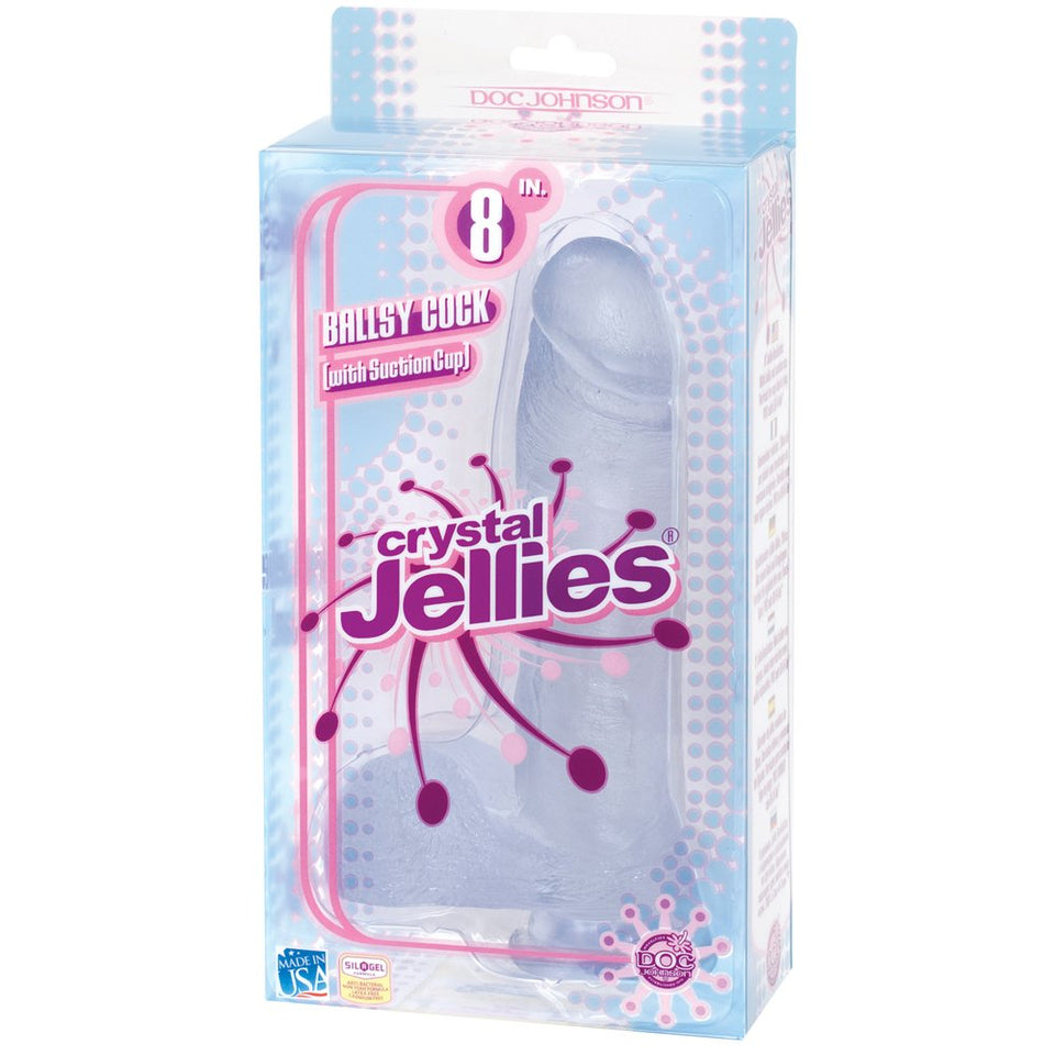 Crystal Jellies 8In Realistic W/Balls Cl