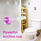Realistic Clear Cute Purple Dildo - Life Like Adult Sex Toy for Women Pleasure, 6 Inch Fake Small Thin Dildo with Suction Cup fo
