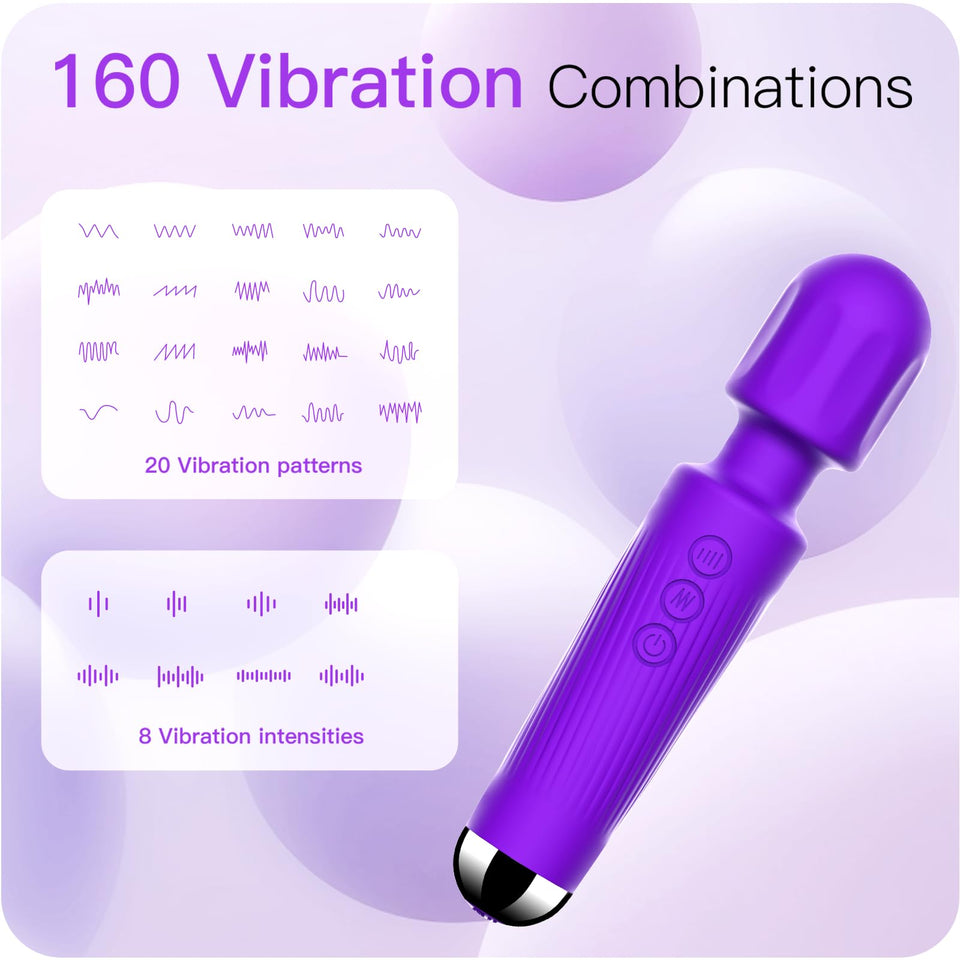 SANJIANKE Vibrator Wand, Female Adult Sex Toys, Clit Stimulator, Vibrators for Her,Wand Massager,Vibrator Sex Toy Wand,Dildo,wit