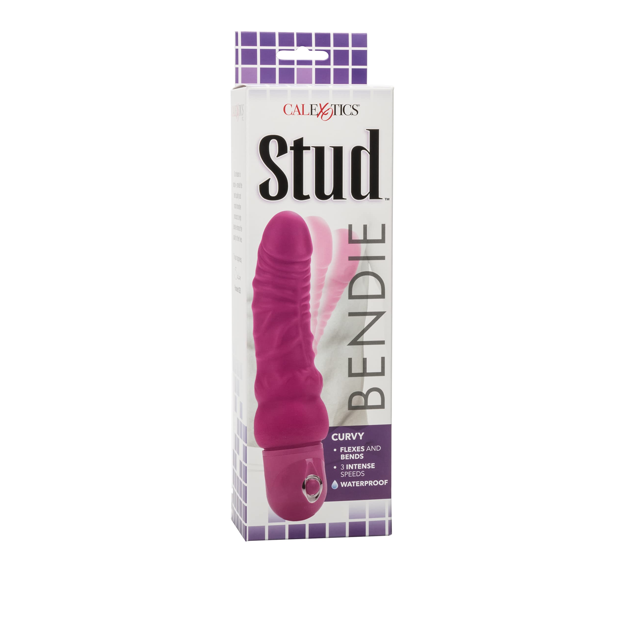 California Exotics Bendie Power Stud Curvy, Black