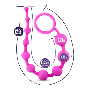 Luxe - Silicone 10 Beads - Pink