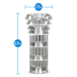 Blush M For Men All In - #1 Bestselling Pocket Pussy Masturbator - Ultra Soft Male Masturbation Stroker - Ribbed & Multi Textured, Multi Chamber For Ultimate Pleasure - Male Sex Toy For Guys - Clear