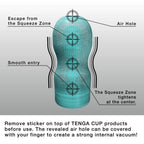 Tenga Toc001Us Ultrasize Deep Throat Male Masturbator Cup With Powerful Suction