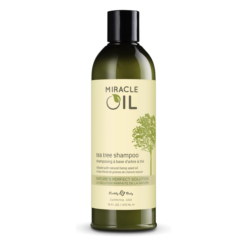 Earthly Body Miracle Oil Shampoo 16Oz Tea Tree