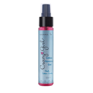 Water Based Cotton Candy Flavored Edible Oral Gel By Crazy Girl, 2 Ounce, For Men, Women And Couples