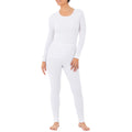 Fruit of the Loom Womens Micro Waffle Premium Thermal Set, White, 2X