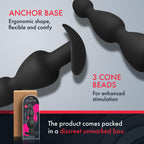 Forto F-52: Cone Beads Black