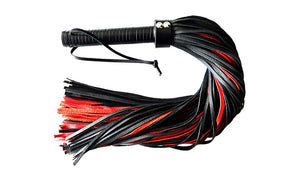 Rouge Leather Flogger Black/Red