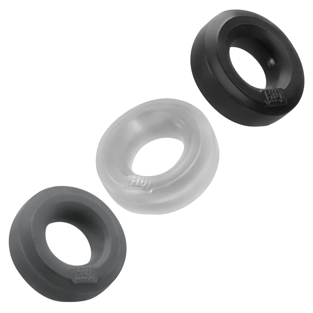 Hunkyjunk Huj3 C-Ring 3 Pk - Tar  Multi