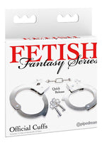 Fetish Fantasy Official Handcuffs, Silver
