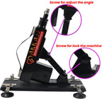 AKKAJJ Sex Machine Thrusting Machine 3 XLR Connector Automatic Telescopic Dildos Adult Sex Toys with Phone Holder Speed Angle Ad