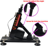 AKKAJJ Sex Machine Thrusting Machine 3 XLR Connector Automatic Telescopic Dildos Adult Sex Toys with Phone Holder Speed Angle Ad