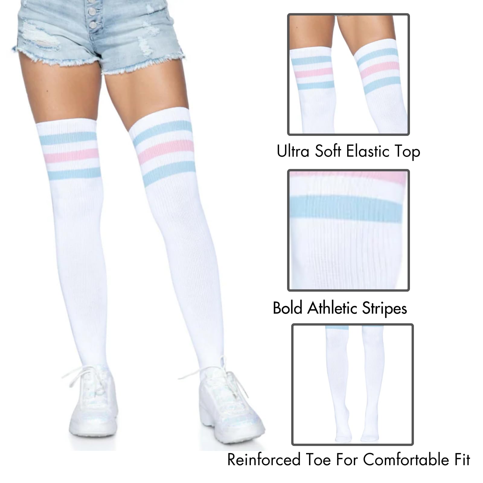 Over The Knee Athletic Socks.