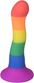 NS Novelties Colors Pride Edition Wave Dildo Rainbow, 6 Inch
