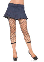 Diamond Net Footless Tights O/