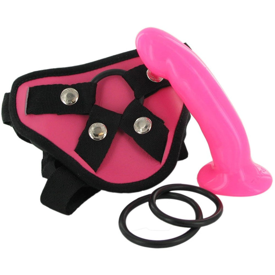 Sportsheets Sedeux Beginners Harness and Dildo Set, Pink
