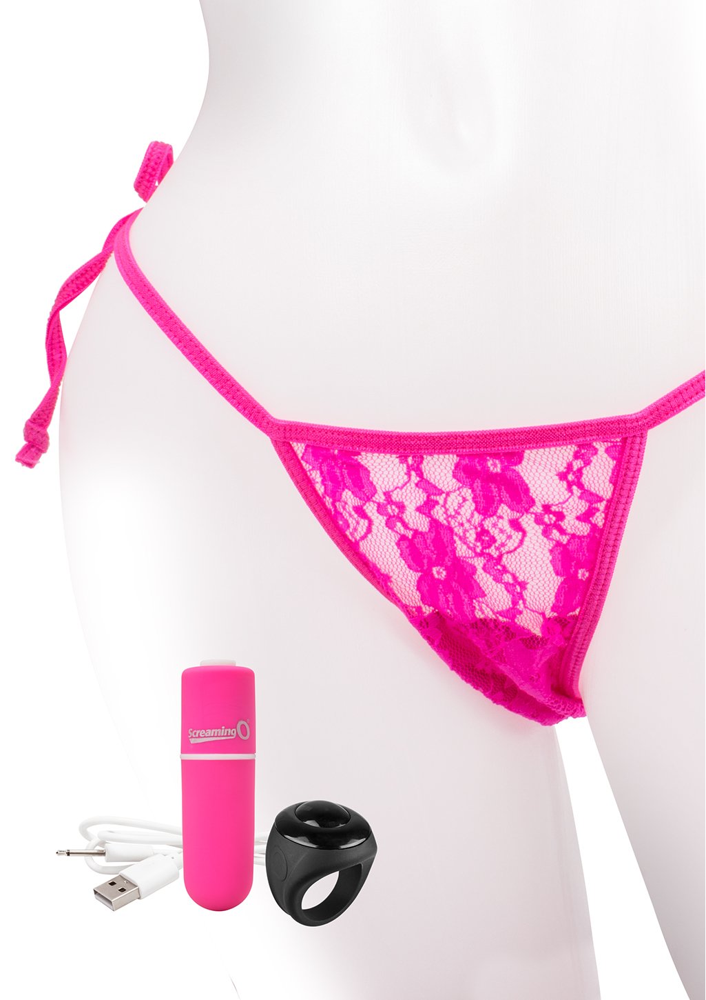 Screaming O My Secret Charged Remote Control Panty Vibe | Female Vibrator (Pink)