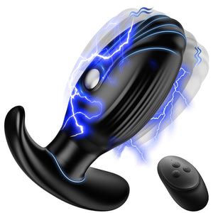 Mtsige Anal Plug Anal Toys, Vibrating Butt Plug Sex Toys for Men, Couples Sex Toy Prostate Massager G Spot Vibrator, Electric An