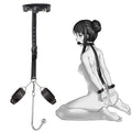 SM Sex Toys Anal Hook BDSM Restraint Kit Sex Bondage with Comfortable and Durable Ball gags Choker and Adjustable Leather Handcu