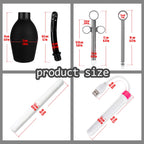 Sex Doll Male Masturbator Cleaning and Maintenance Kit 6 Pieces Male Sex Toy Love Doll Care Set: 3 x Absorbent Dryer Rods, 1 x L