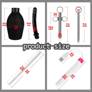 Sex Doll Male Masturbator Cleaning and Maintenance Kit 6 Pieces Male Sex Toy Love Doll Care Set: 3 x Absorbent Dryer Rods, 1 x L