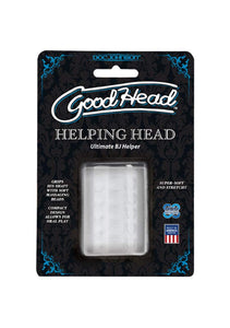 Doc Johnson Goodhead - Helping Head - Ultimate BJ Helper - 2.3 inch ULTRASKYN Stroker - Compact Desight Allows For Oral Play - P