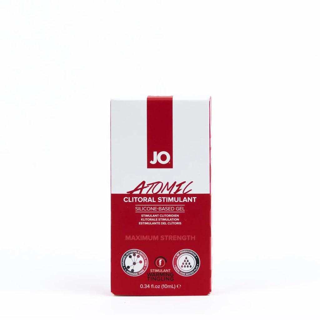Jo Atomic Clitoral Gel - Warming - Stimulant (Silicone-Based) 0.34 Floz / 10 Ml