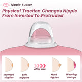 Nipple Sex Toys - Clamp-Sucker Combo, Nipple Vibrator Lightweight Wearable Vibrating Nipple Clamps, Remote Control Vibrators, BD