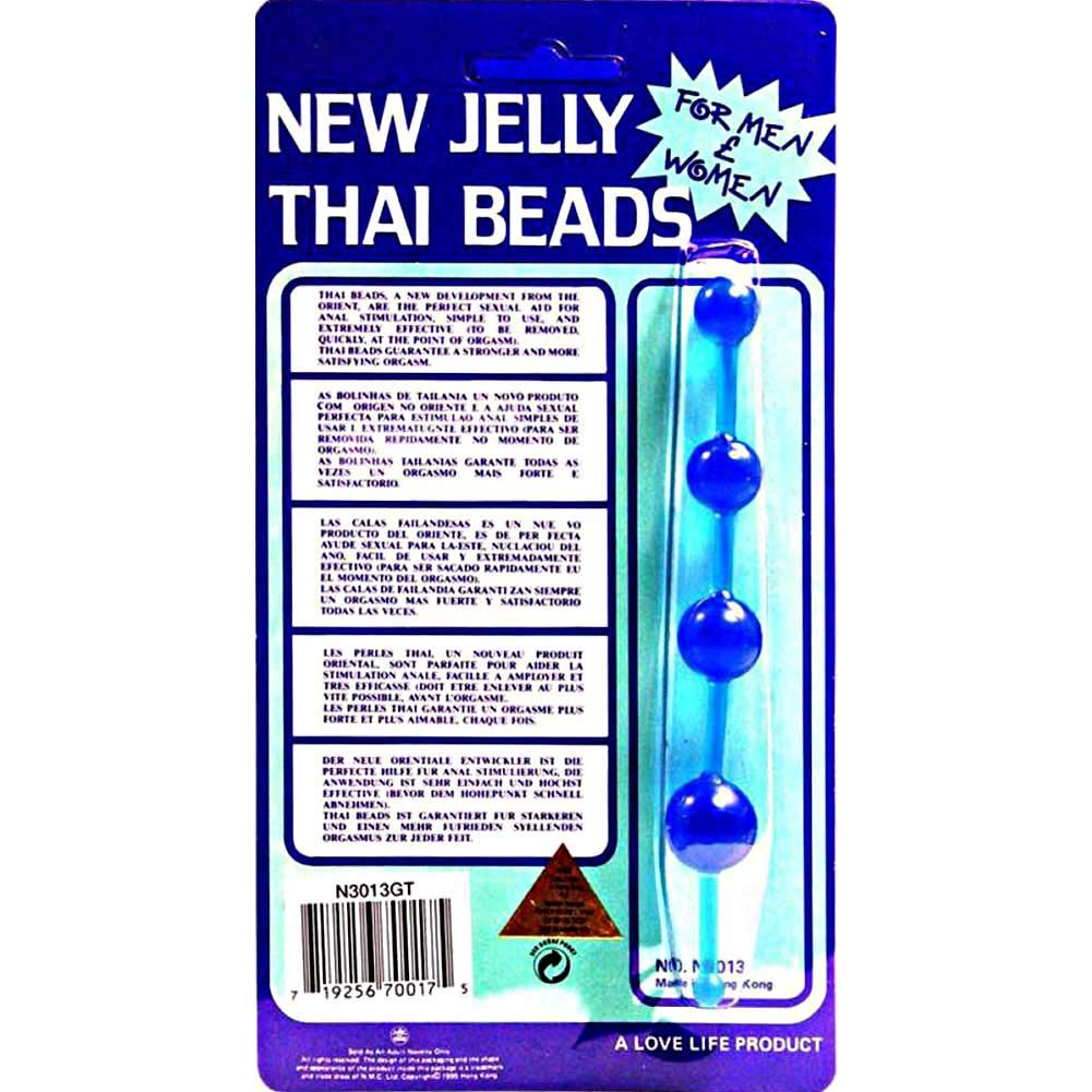 Jelly Thai Beads Blue