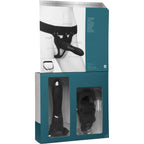 Body Ext Hollow Lrg Strap-On 2pc Set Blk