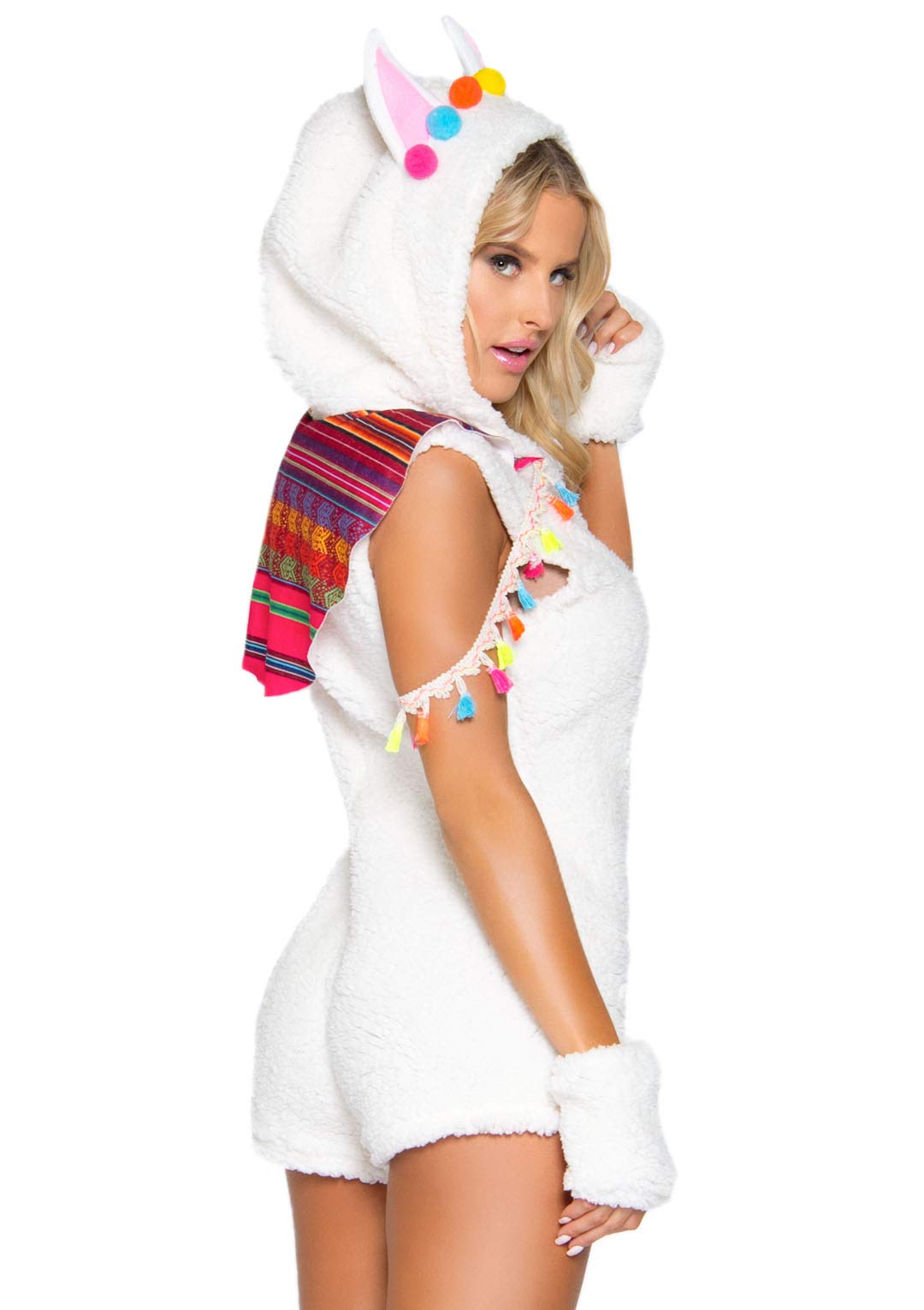 2 Pc Cuddly Llama, Includes Ul - Large / White