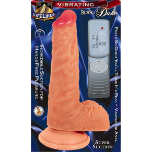 Nasstoys Lifelikes Vibrating Royal Duke Vibrator, Flesh, 7 Inch