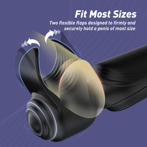 Tracy's Dog Sex Toys for Men and Couple, Powerful Penis Vibrator Male Masturbator Adult Toys, 2 in 1 Male Sex Toy Stroker for Gl