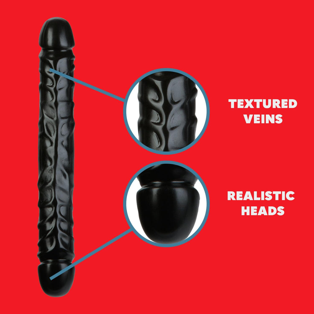 Jr. Veined Double Header 12In Bender Blk