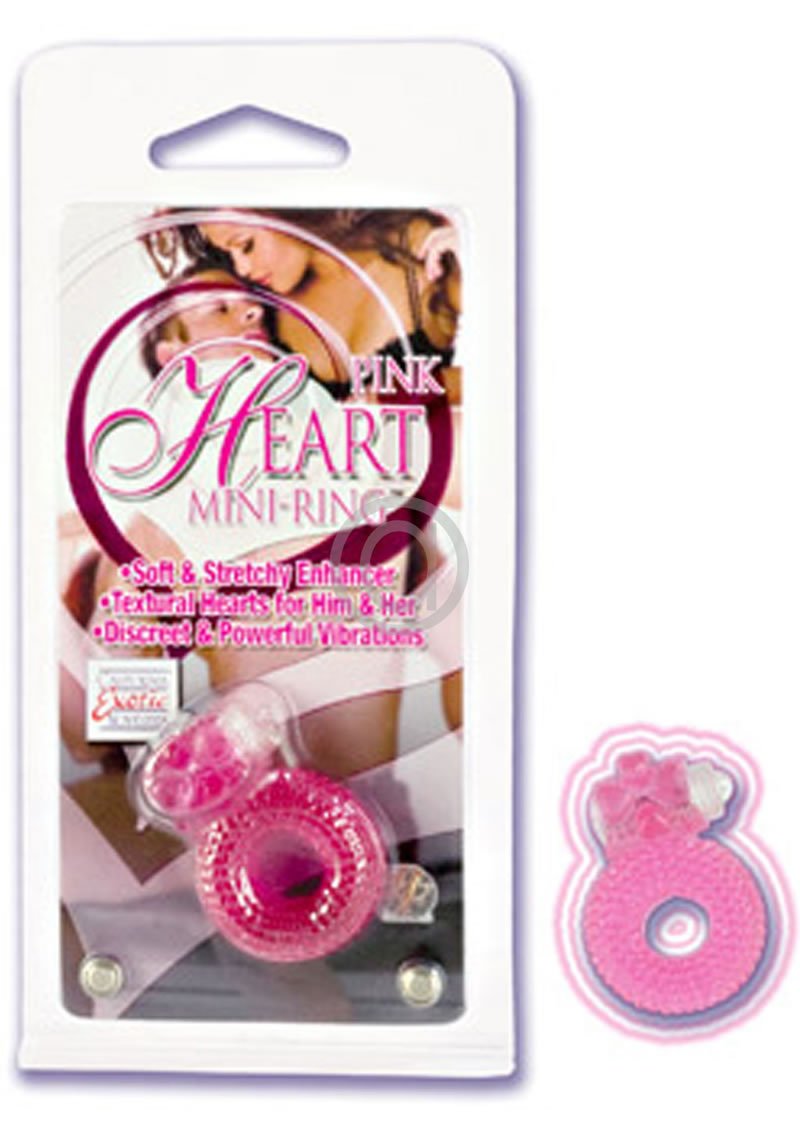 California Exotics Pink Heart Mini Ring