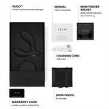 Lelo Hugo Prostate Massaging Butt Plug Sex Toy For Men Remote Controlled Vibrating Male Anal Sex Toys With Remote Control Vibrator, Black